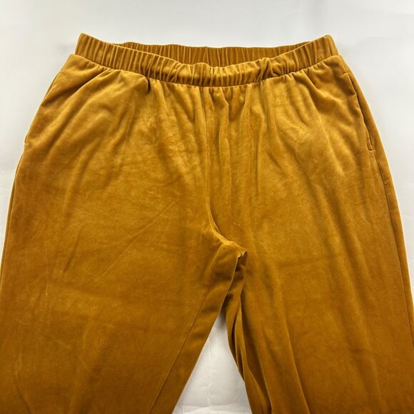 Old Navy Miner's Gold Plush Velour Jogger Lounge Pant XL - Picture 2 of 7